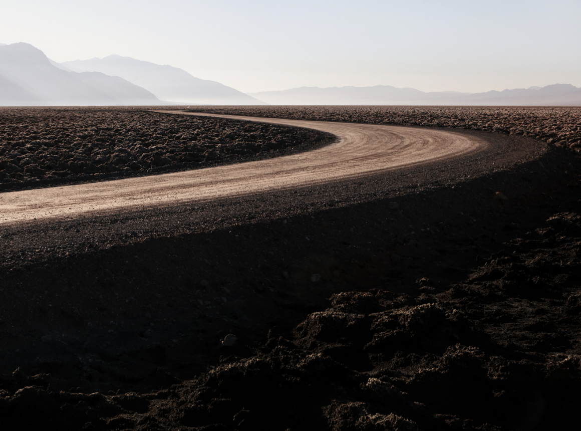 Photographie d'un paysage prise par Marc Alcock pour la série "Space Travel"