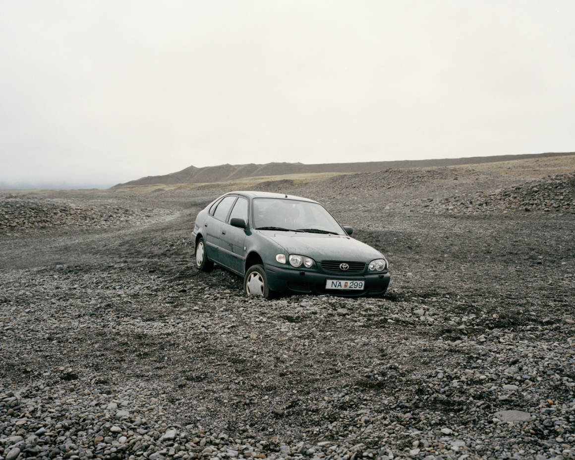 Photographie d'un paysage prise par Marc Alcock pour la série "Space Travel"