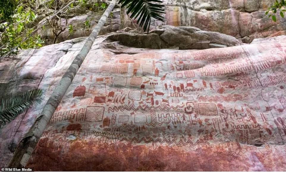 La Chapelle Sixtine Des Anciens Des Dessins Prehistoriques Decouverts En Amazonie