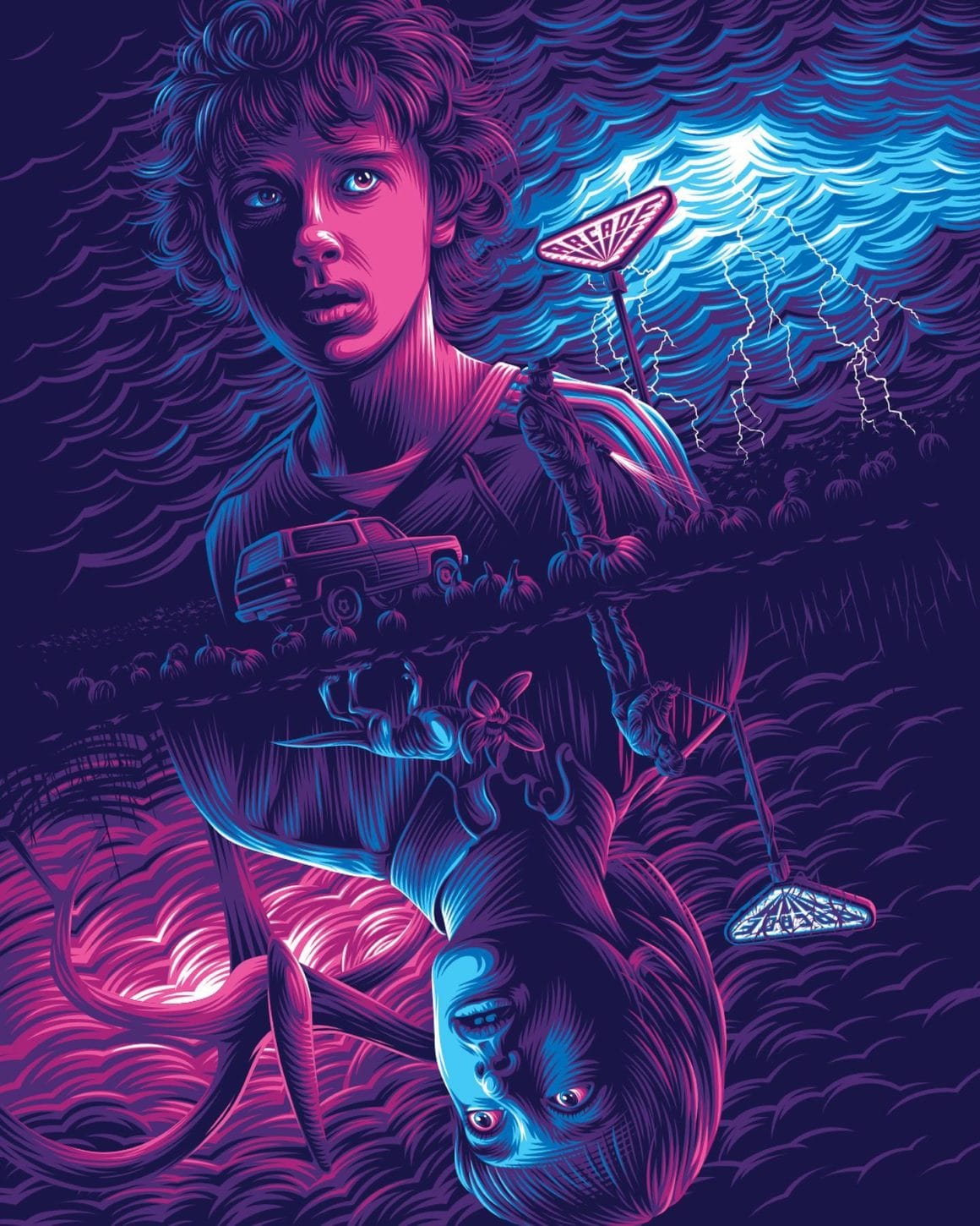 Something 11. Странгер Тингс. Stranger things арт. Макс ОСД арт. Постер stranger things Art.