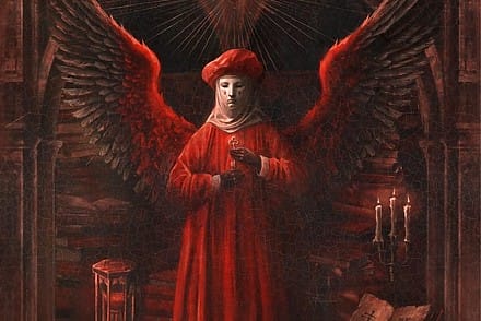 Un ange vêtu de rouge semble posséder de grandes connaissances