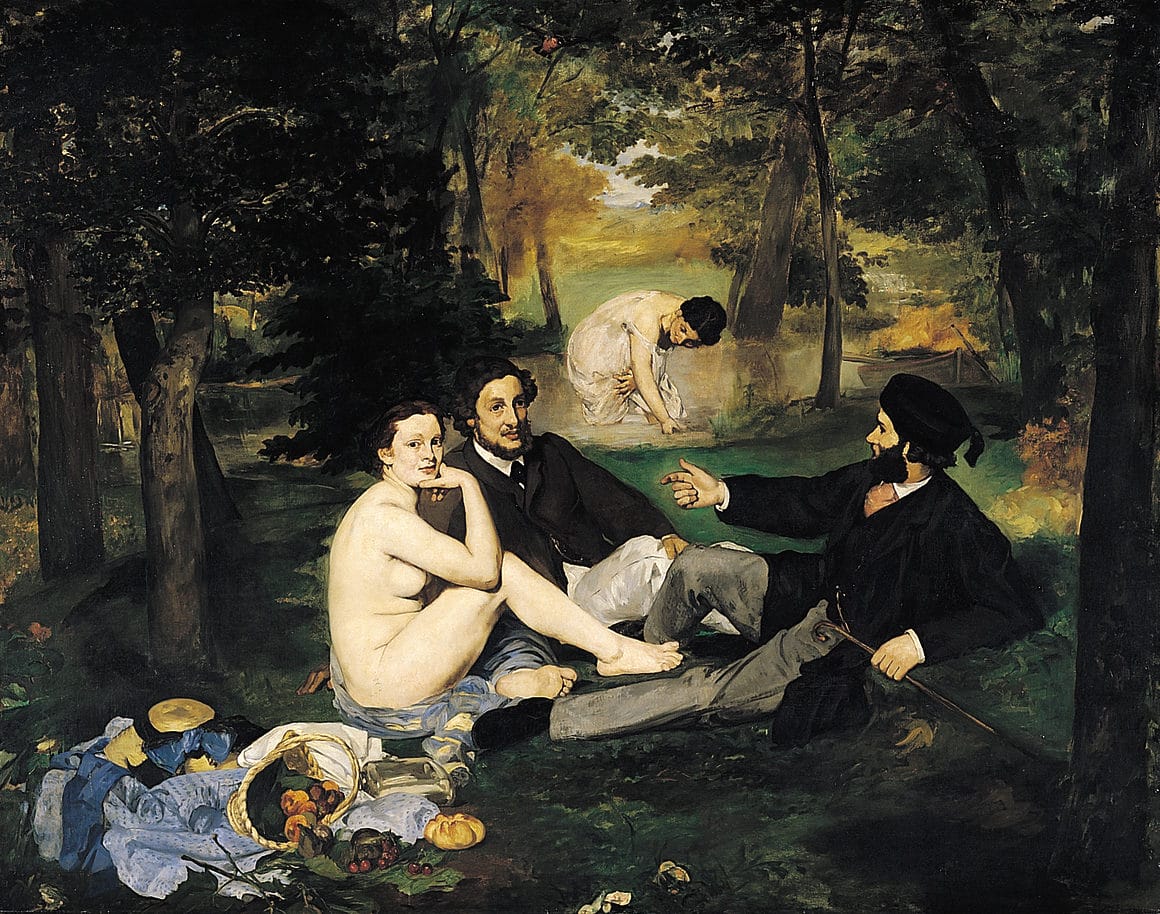 Déjeuner sur l'herbe de Manet