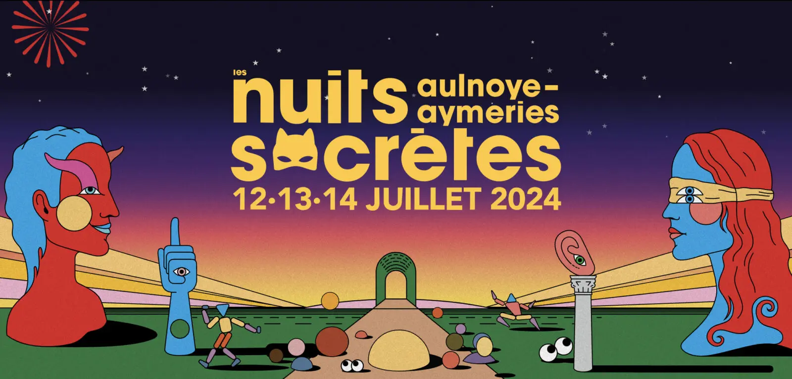 affiche du festival Les Nuits Secrètes 2024