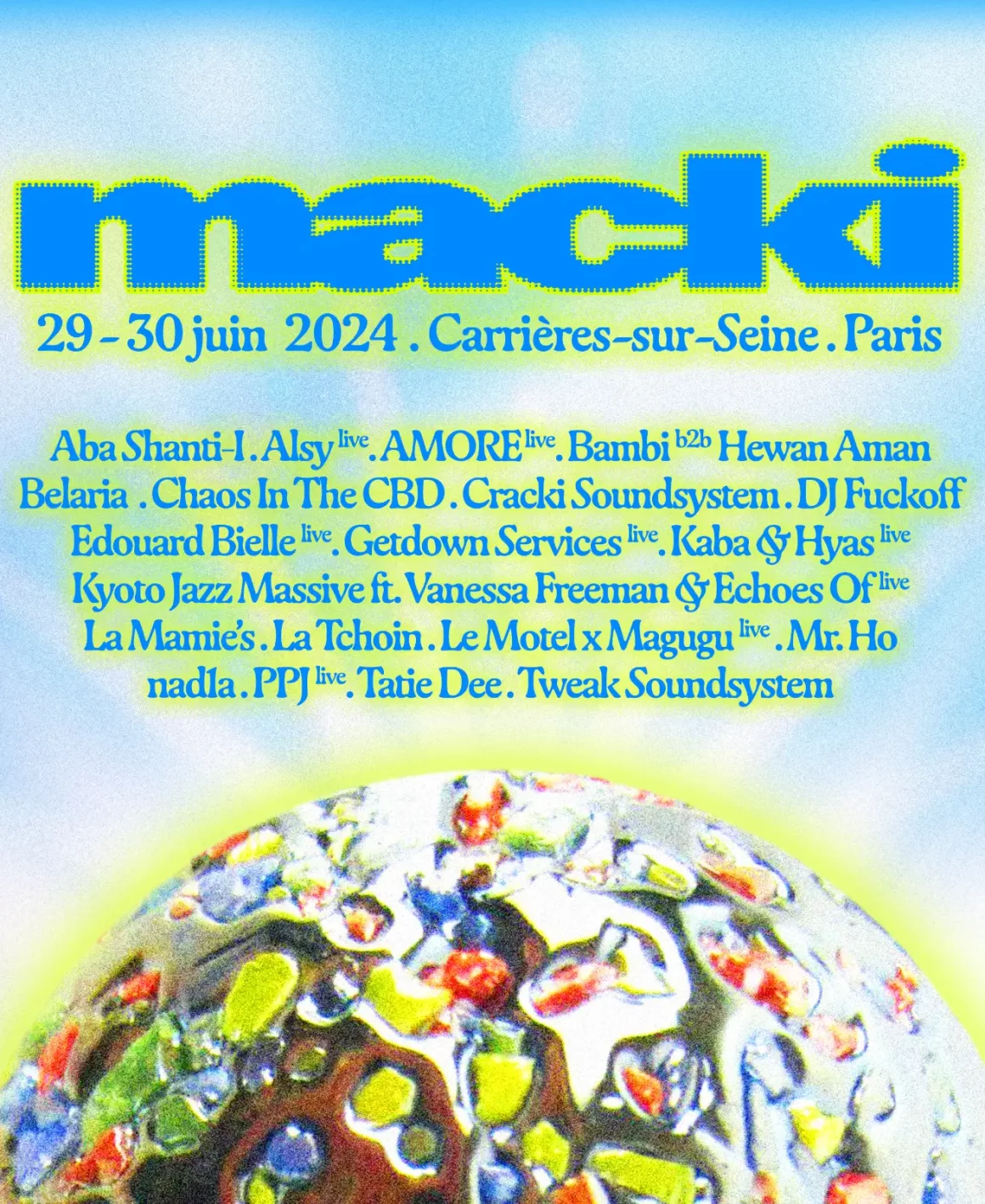 affiche du festival Macki Music 2024
