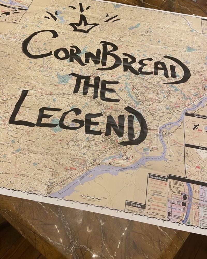 Tag "Cornbread the legend" sur une carte routière