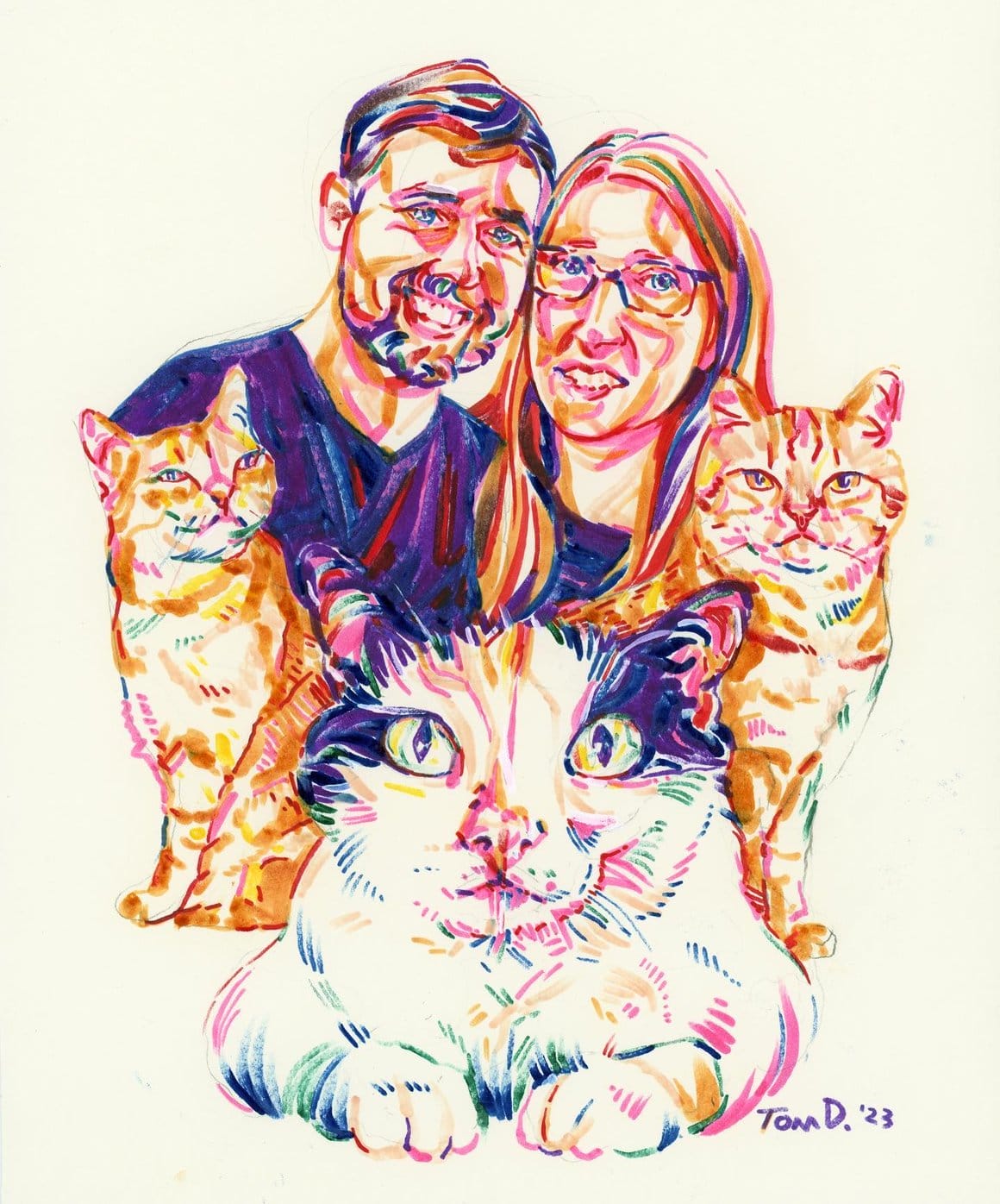 Portrait de famille par Tom DesLongchamp