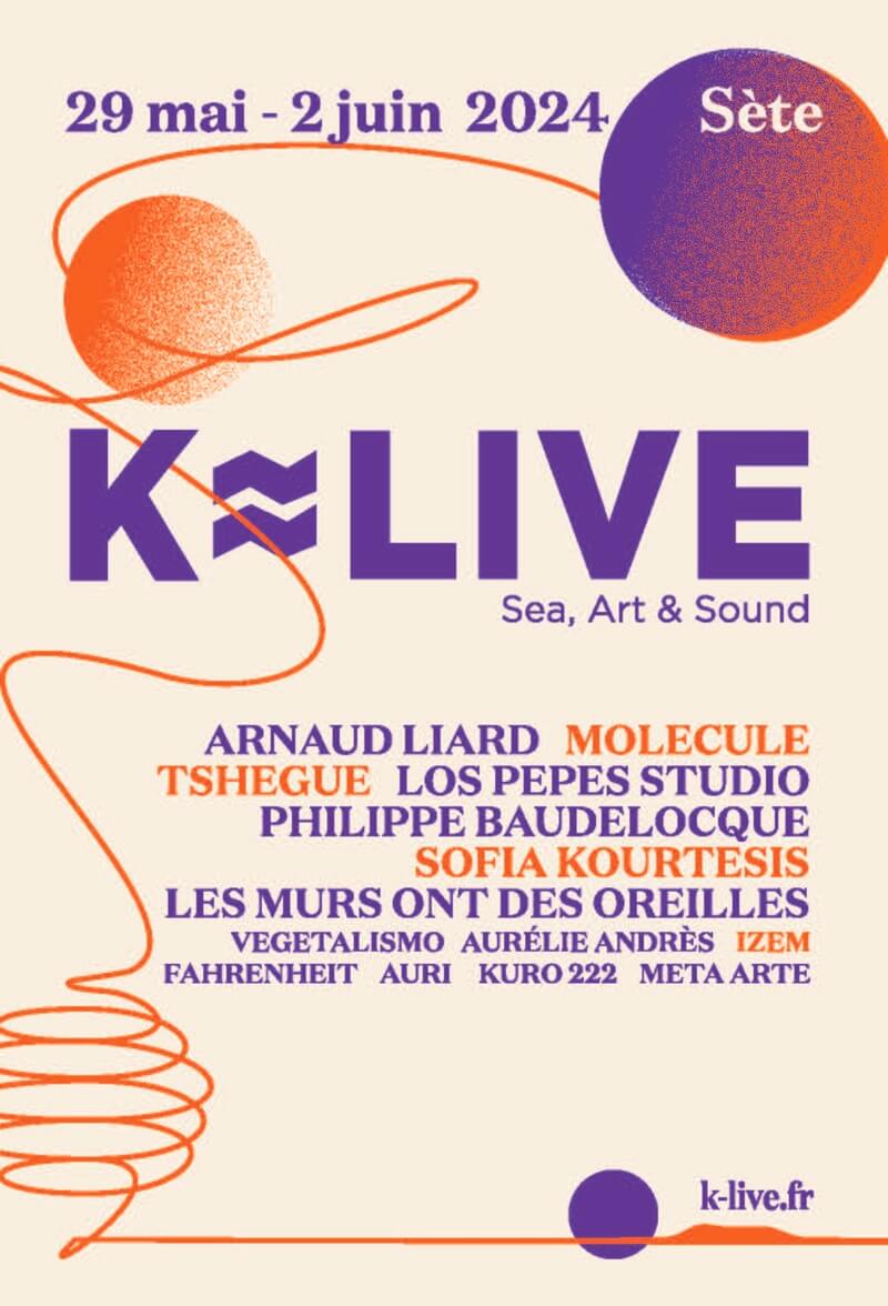 affiche du festival K-Live