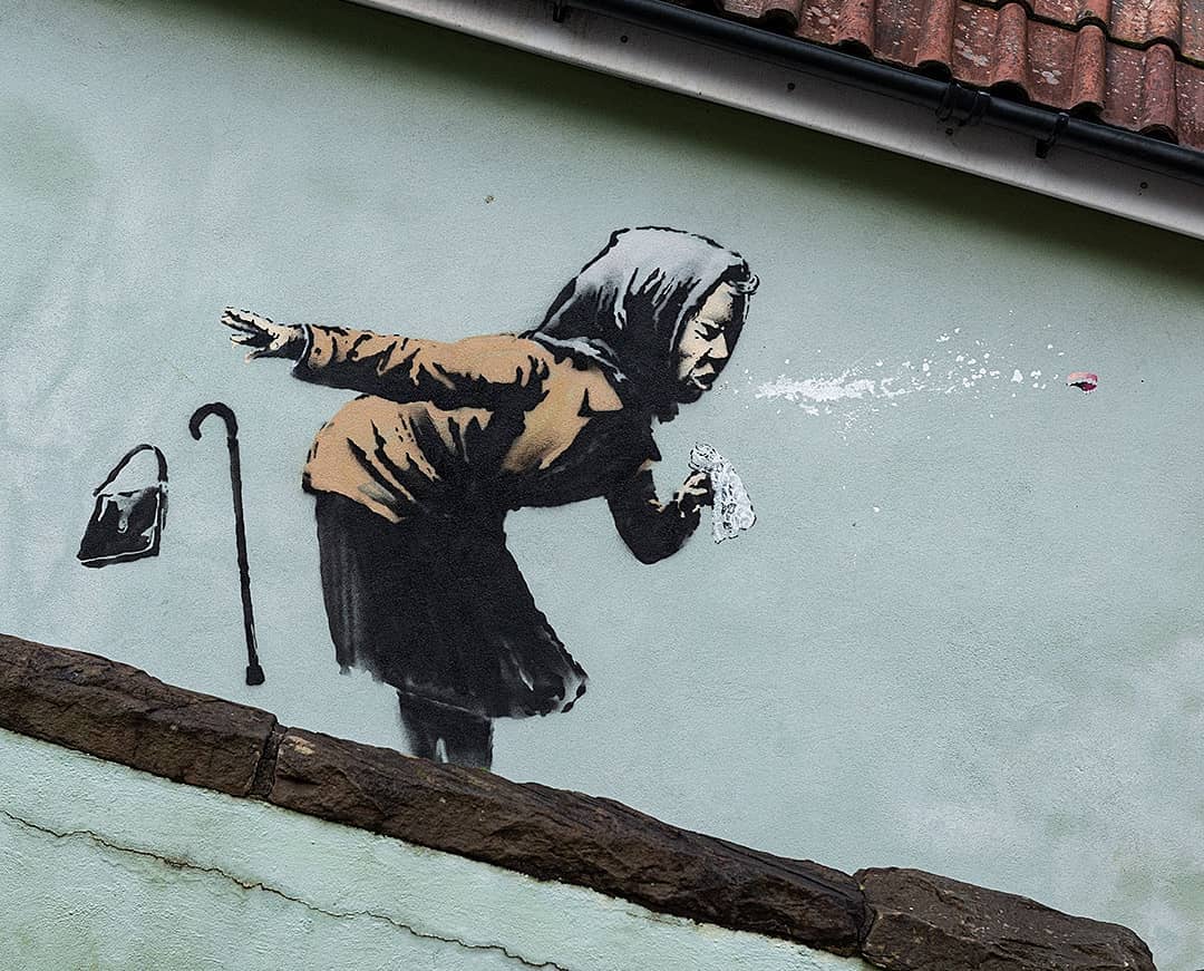 La maladie représentée par Banksy