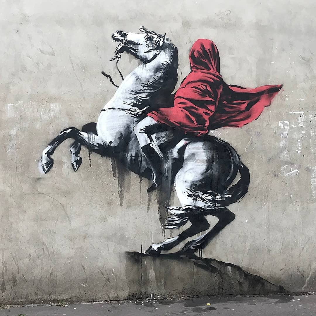 Liberté, Égalité, Câble TV par Banksy